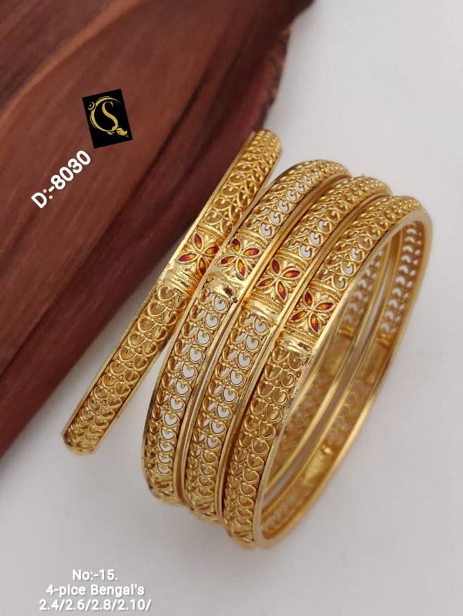 Designer Micro Gold Plating 4 Pice Bangles Suppliers in Mumbai
